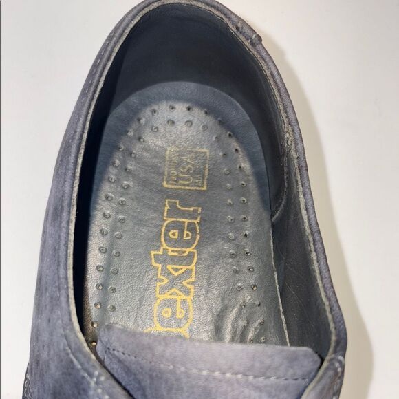 Dexter blue  and Brown Oxfords with Suede Texture - Picture 7 of 9